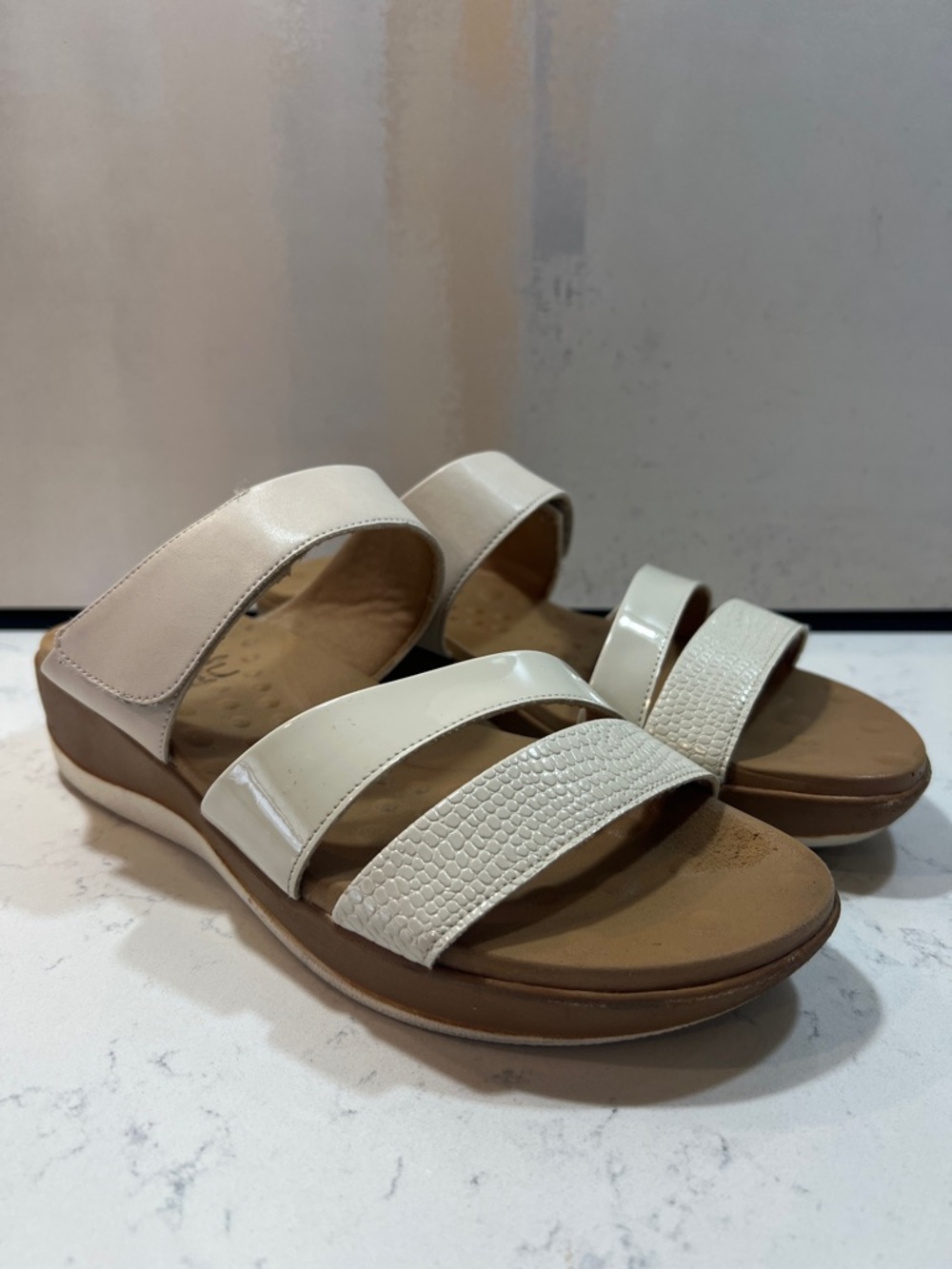 Malu Super Comfort Adjustable Slip On Sandals US Size 40